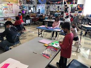 students create art of harlem renaissance 